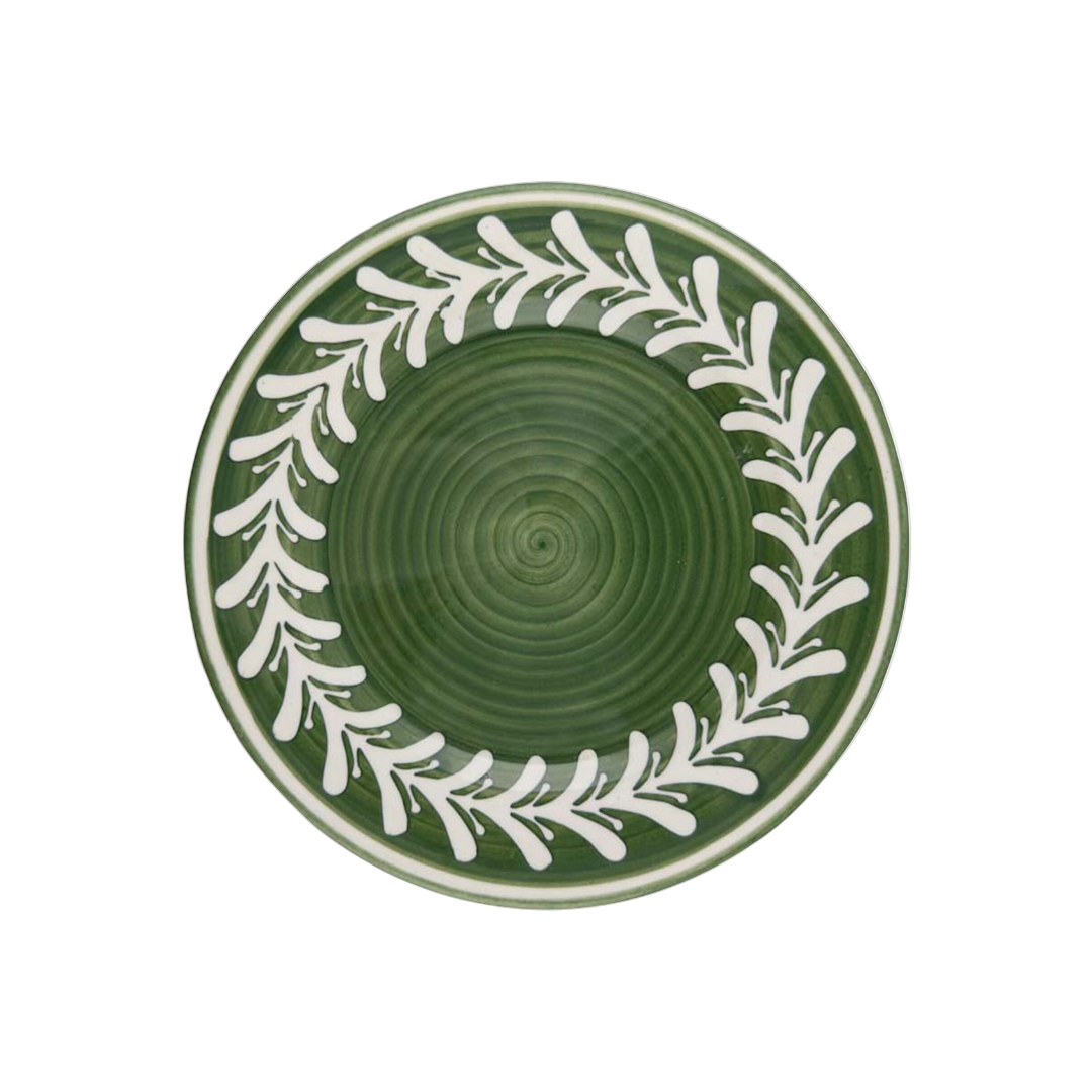 Side Plate - Dark Helecho - Fern Green S/4