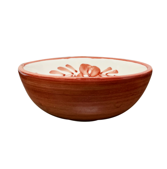 Tapas Bowl, Set of 4 Flor, Rust Red