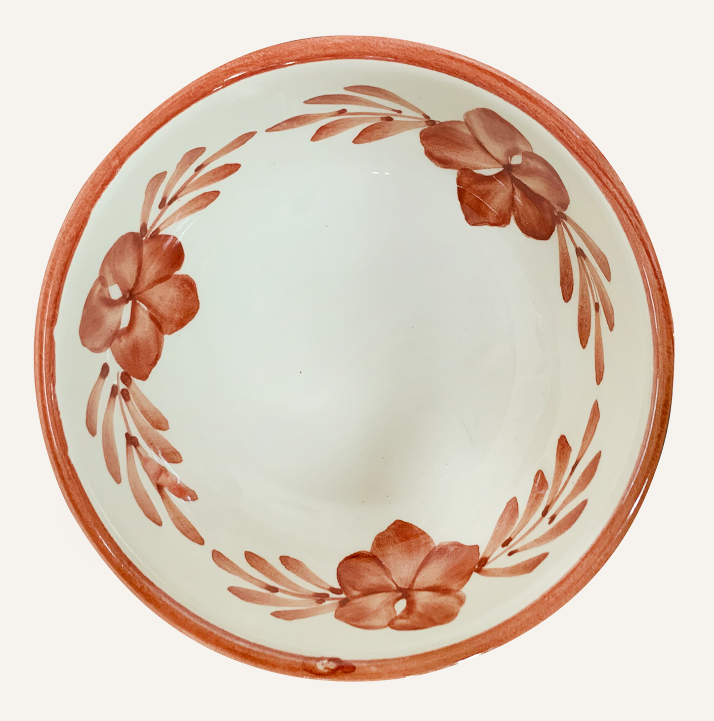 Tapas Bowl - Flor - Rust Red S/4