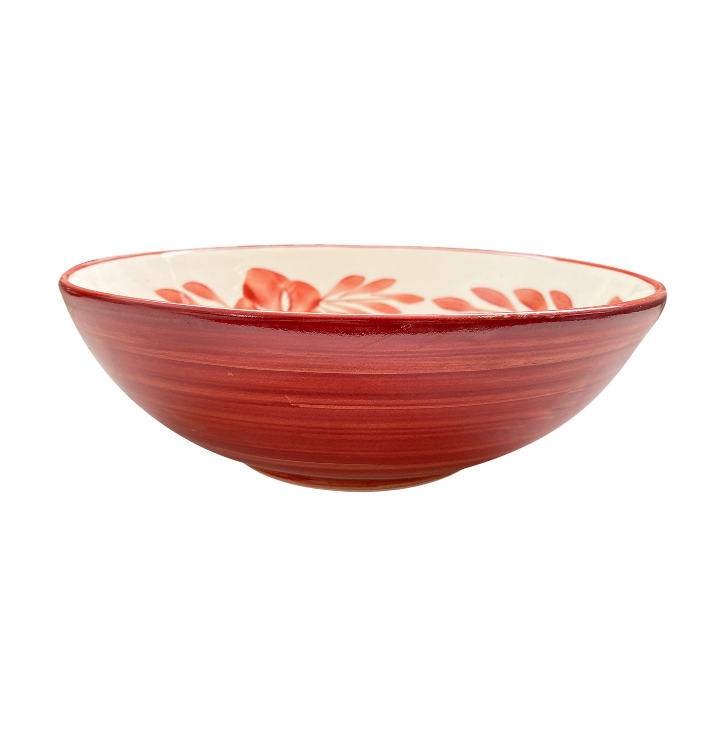 Salad Bowl -Flor- Rust Red