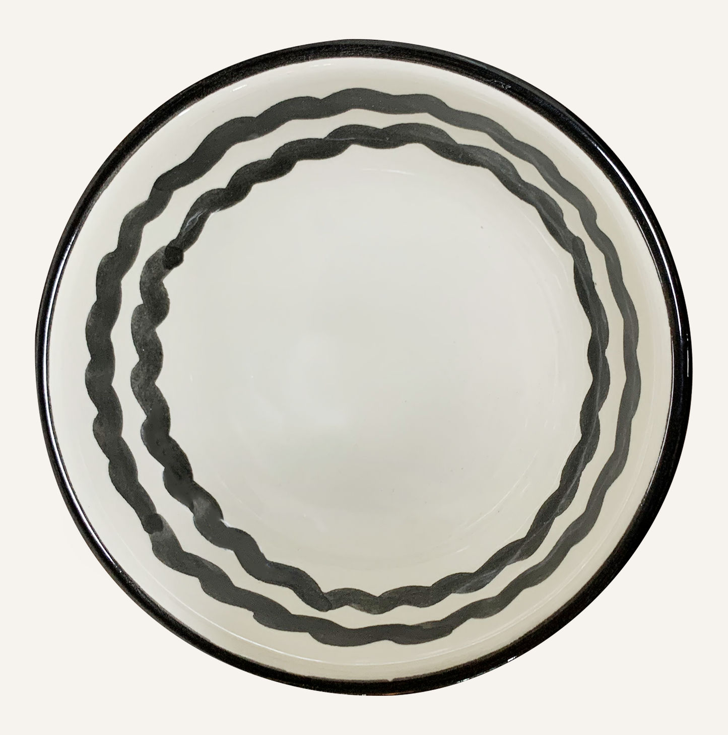 Tapas Bowl - Ondas - Jet Black S/4