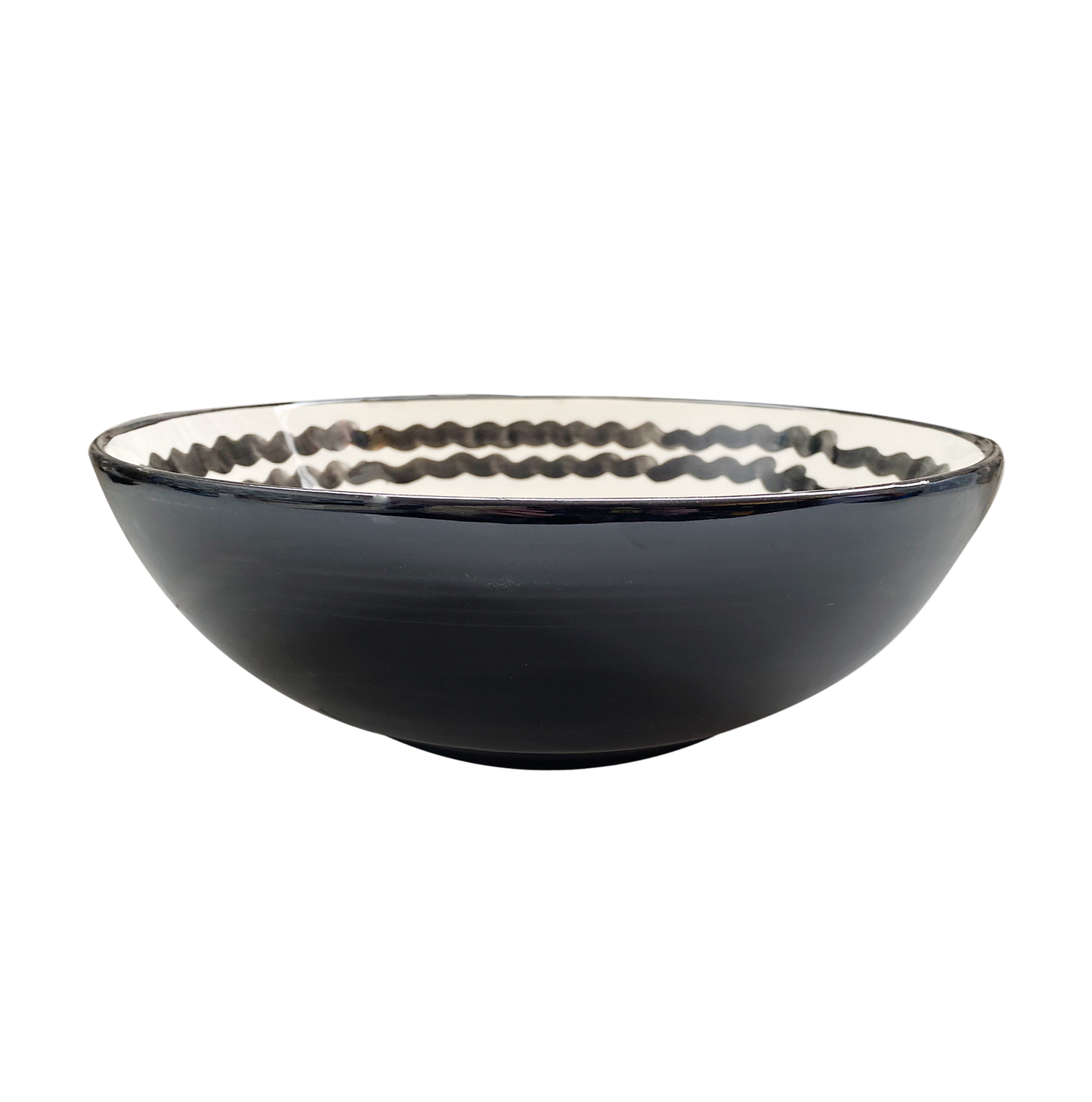 Salad Bowl -Ondas - Jet Black