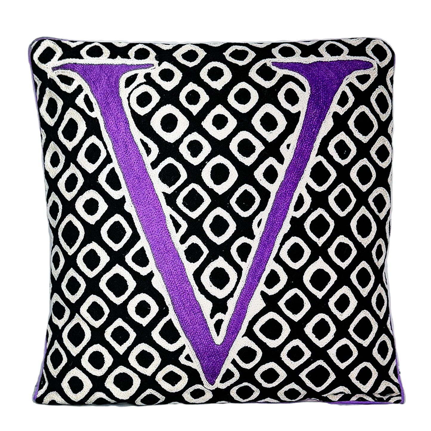 V Alphabet Cushion