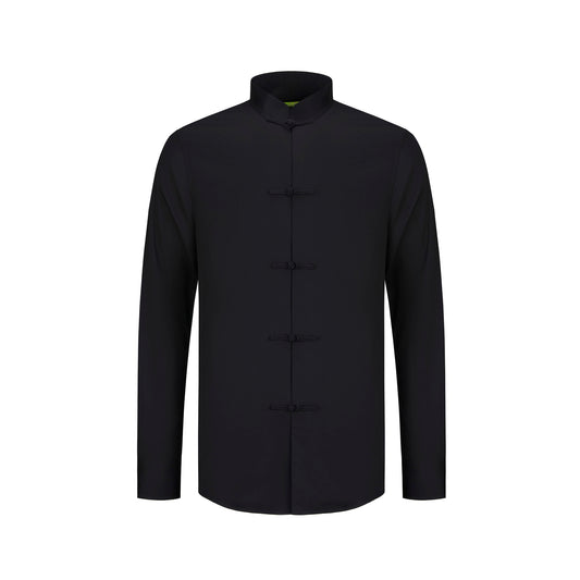 Tang five-frog Chambray Shirt