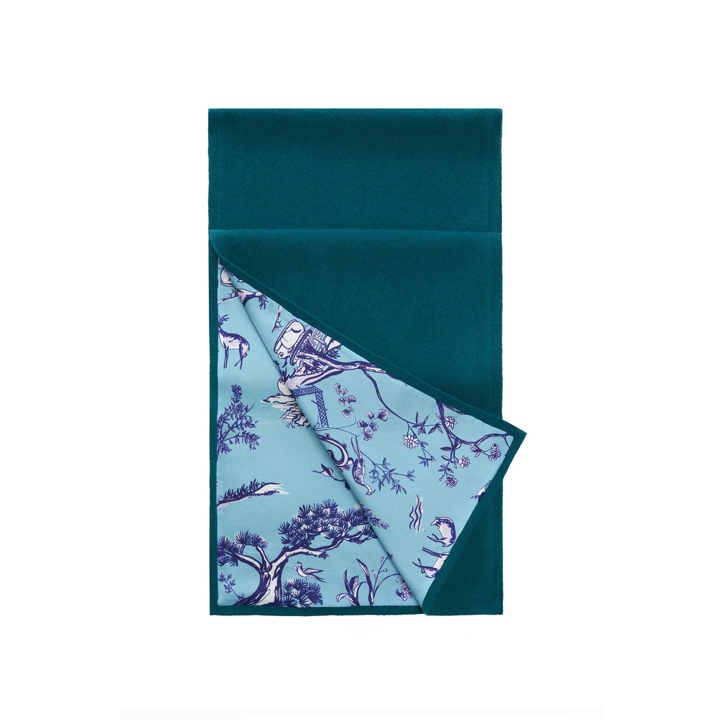 Tang Cashmere Scarf With Silk Lining