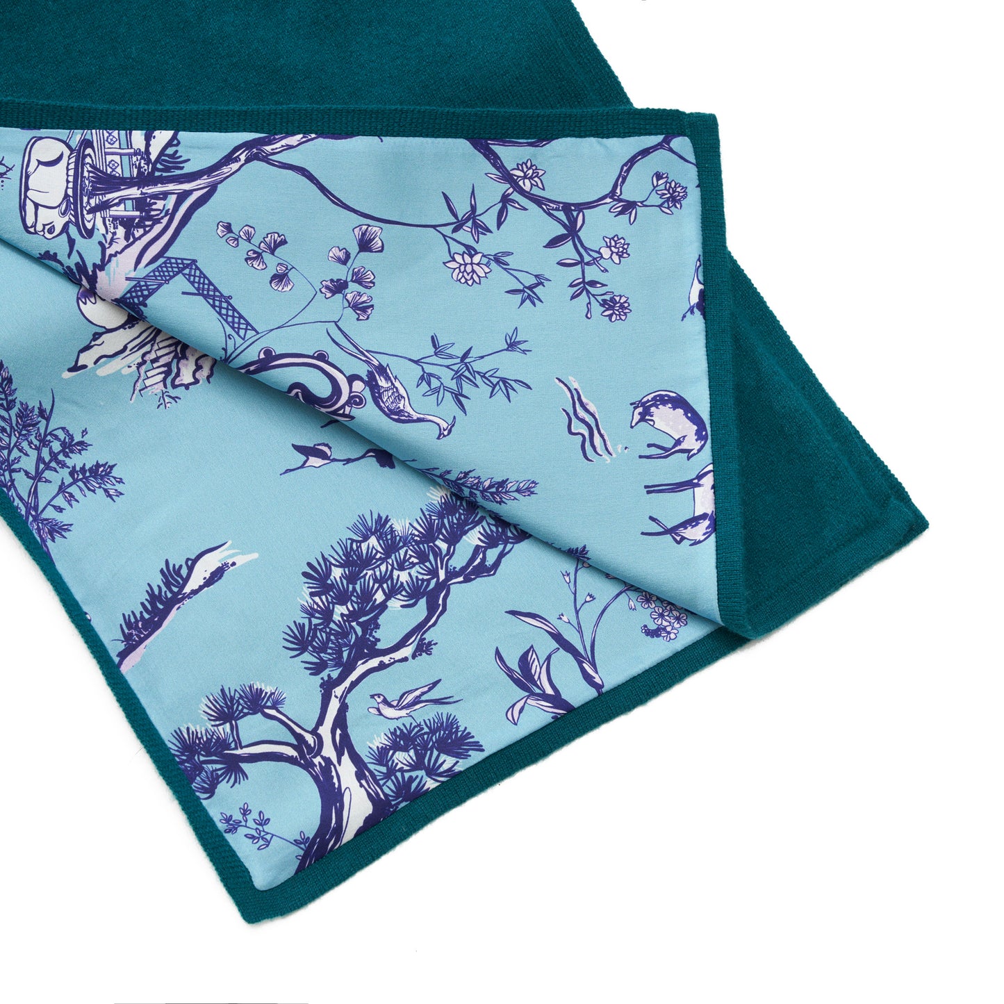 Tang Cashmere Scarf With Silk Lining