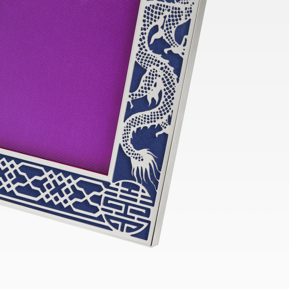 5R Dragon Filigree Photo Frame - Core Navy