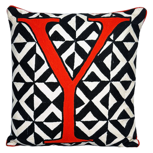 Y Alphabet Cushion