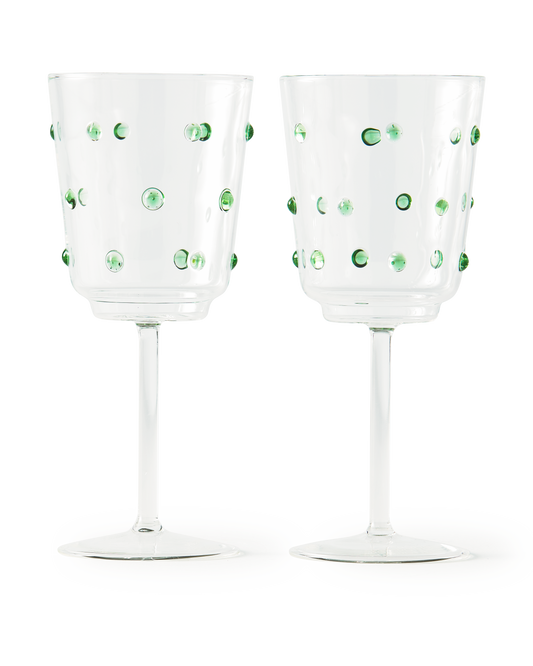 Nob Wine Glasses   Set of 2