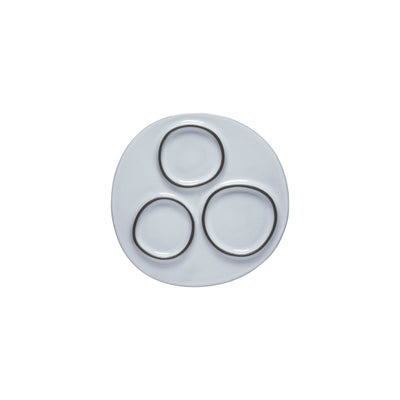 Ambar 3-Section Round Platter