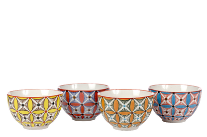 Hippy Snack Bowls Set of 4