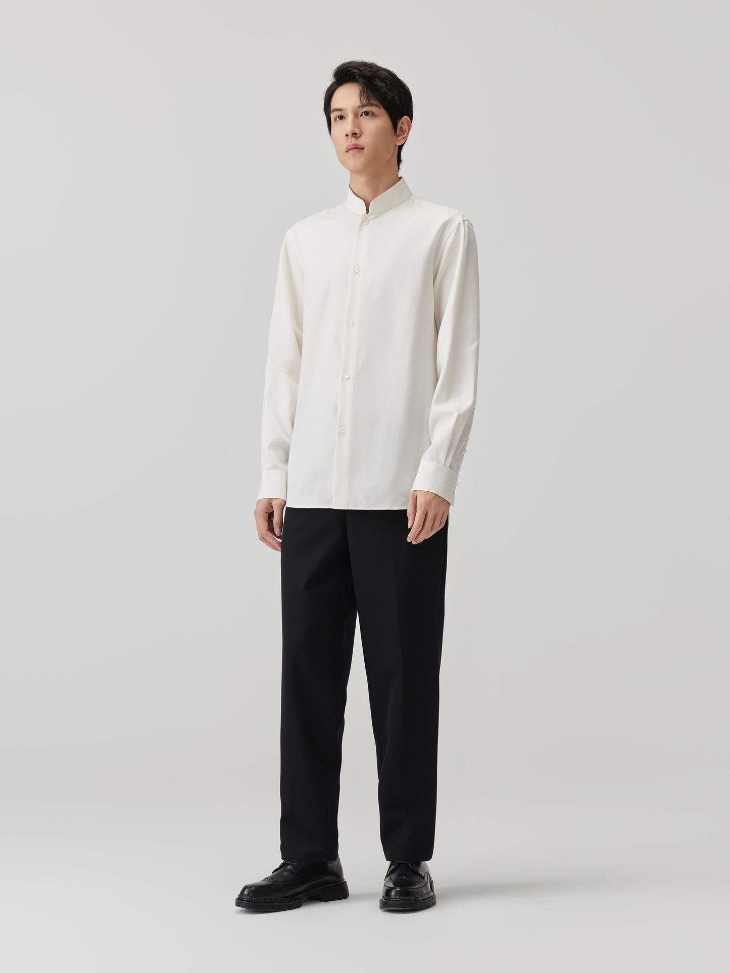 Tang Jacquard Cotton Shirt