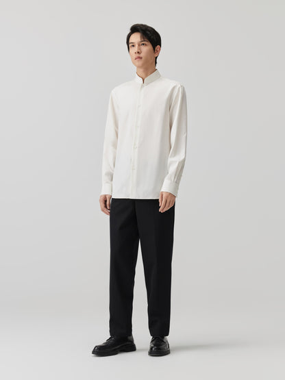 Tang Jacquard Cotton Shirt