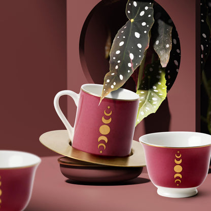 Hilal Rose Espresso Cups  Set of 6