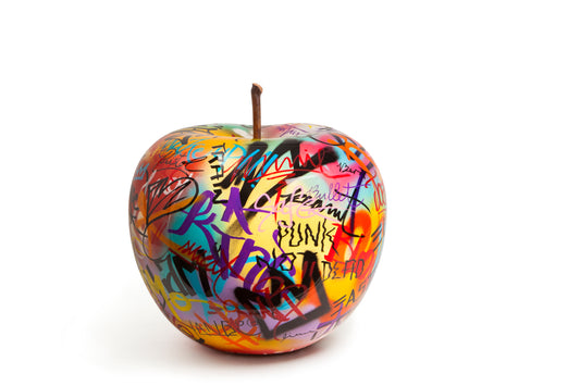 Graffiti Apple - Sculpture Plus
