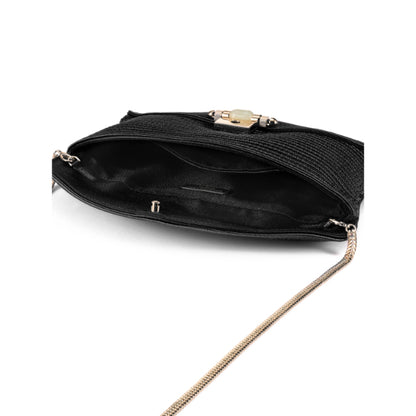 Braided Bamboo Lock Clutch