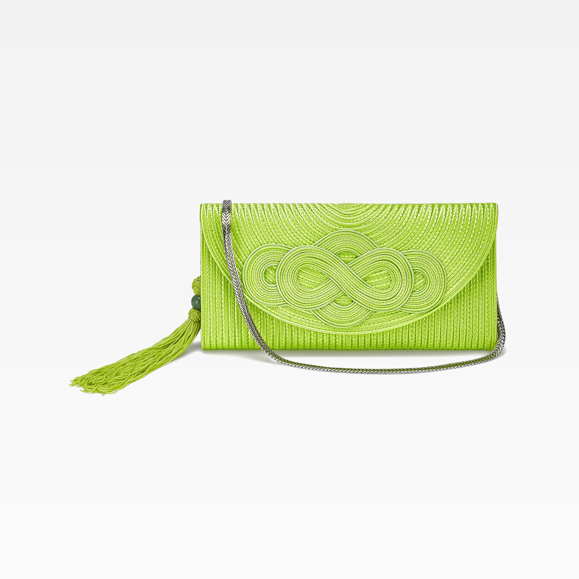 Rayon Braided Knot Clutch – Banaras Bhang