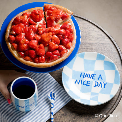 Diego Have a Nice Day Dessert Plate