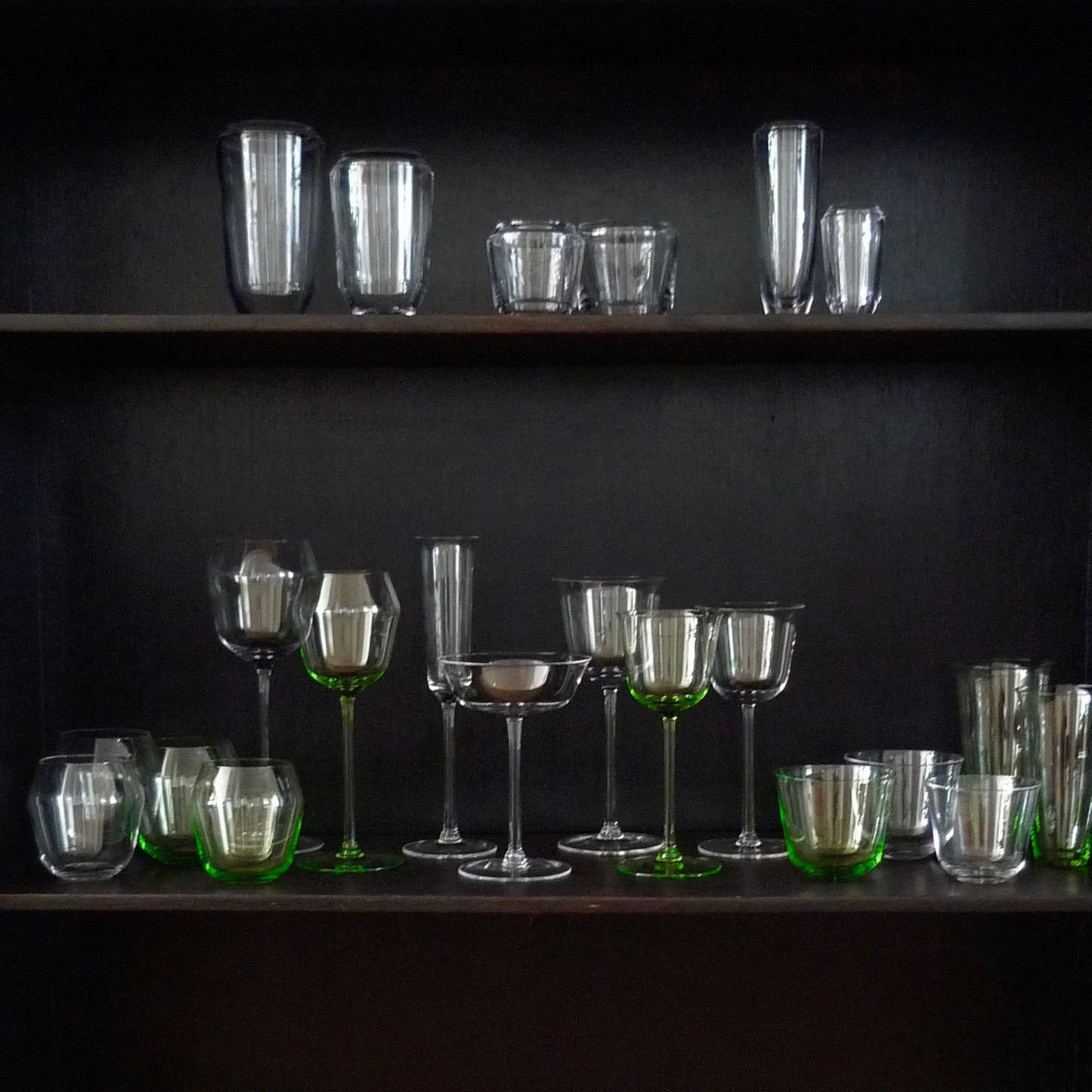 Grace White Wine Glasses Transparent  Set of 4