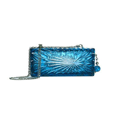Long Rectangle Clutch Classic Blue