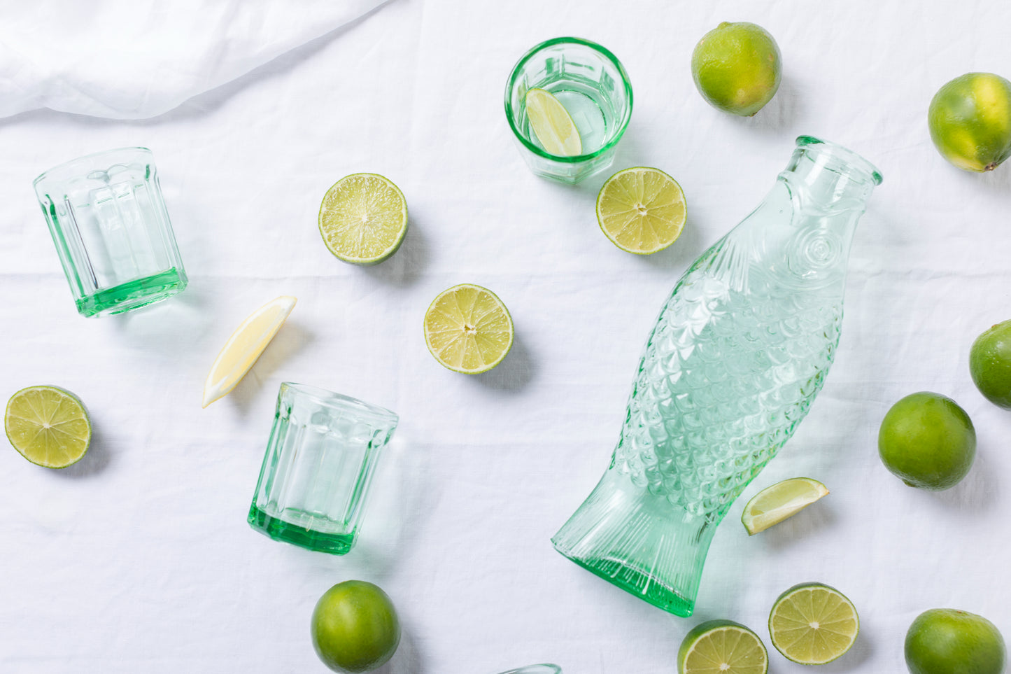 Fish & Fish Carafe Green