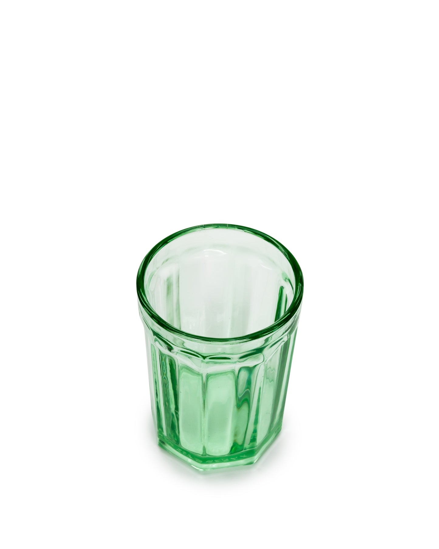 Fish & Fish Large Glasses Green Set of 4