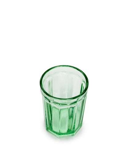 Fish & Fish Large Glasses Green Set of 4