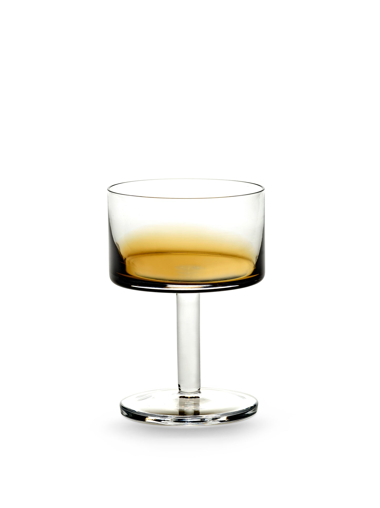 Zuma Champagne Coupe Amber Set of 4