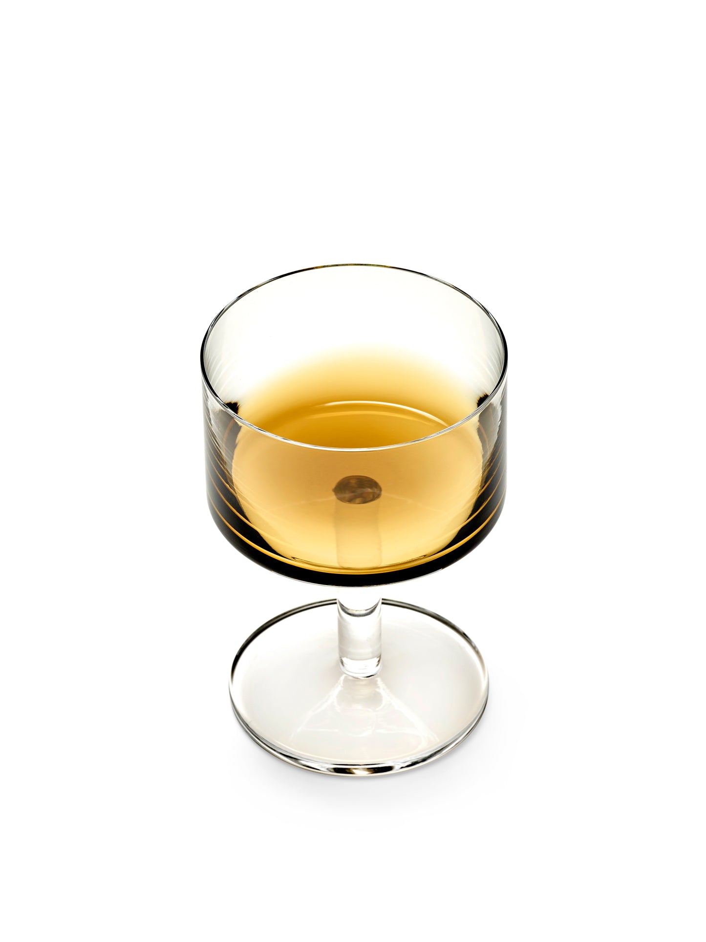 Zuma Champagne Coupe Amber Set of 4