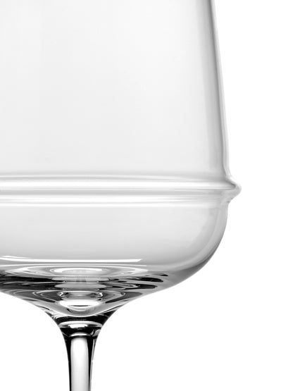Dune Red Wine Glasses Transparent  Set of 4