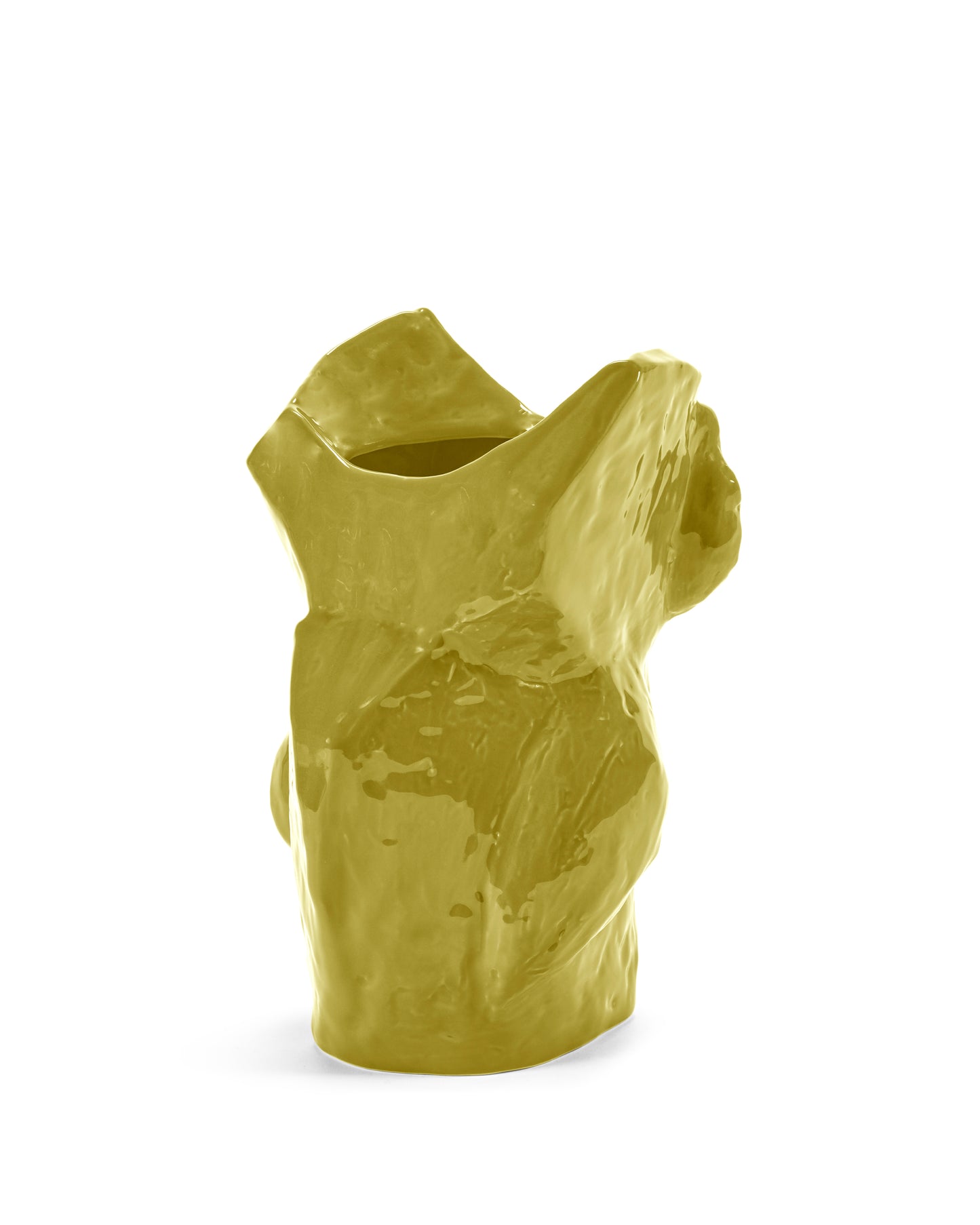 Owl Vase Yellow