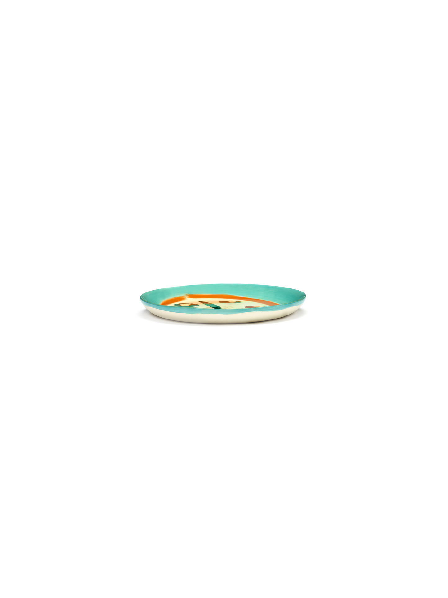 Feast Breakfast Plates With Face 2  Set of 2