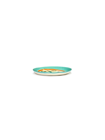 Feast Breakfast Plates With Face 2  Set of 2