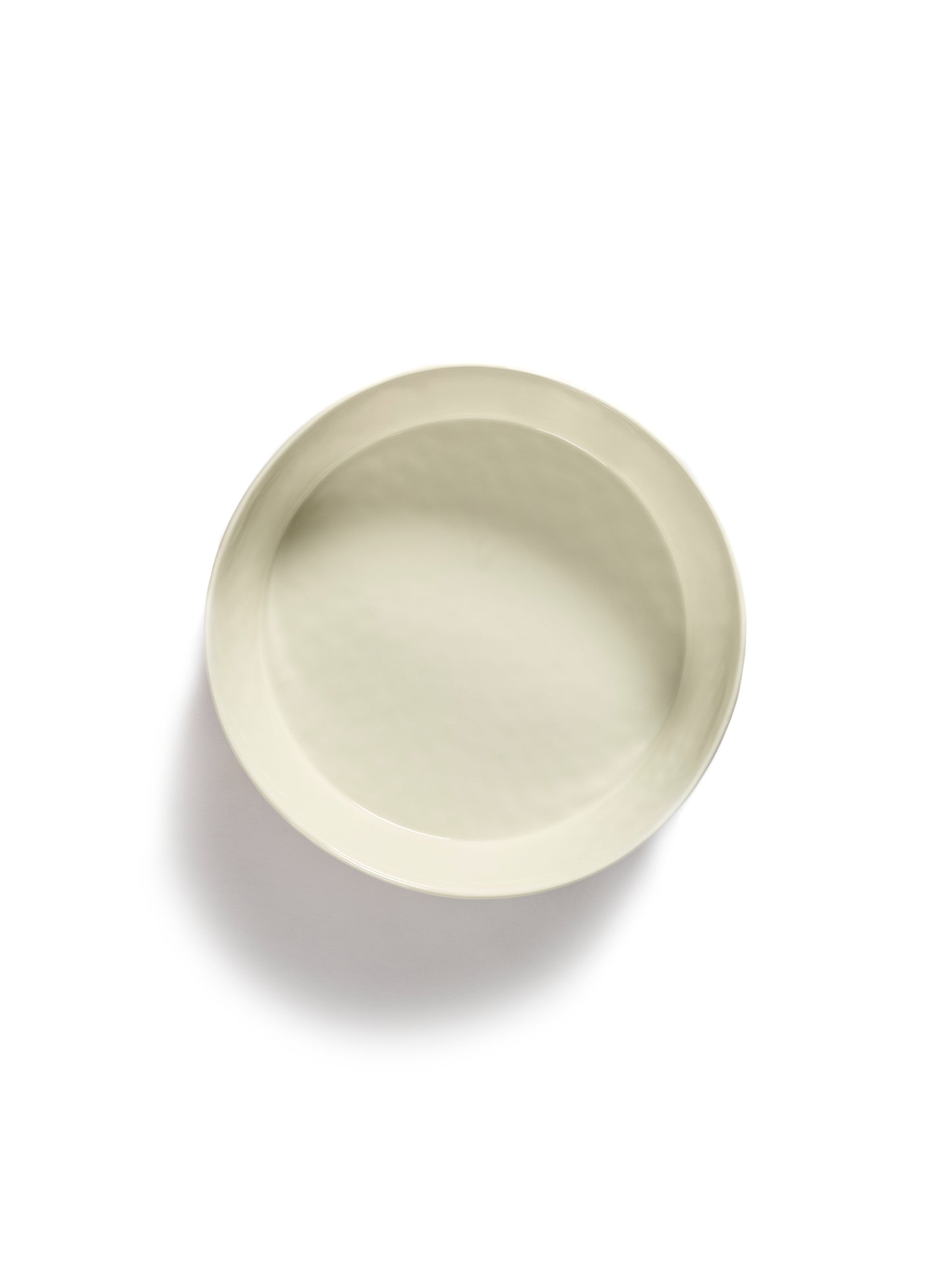 Feast  Salad Bowl,White Swirl Red Stripes