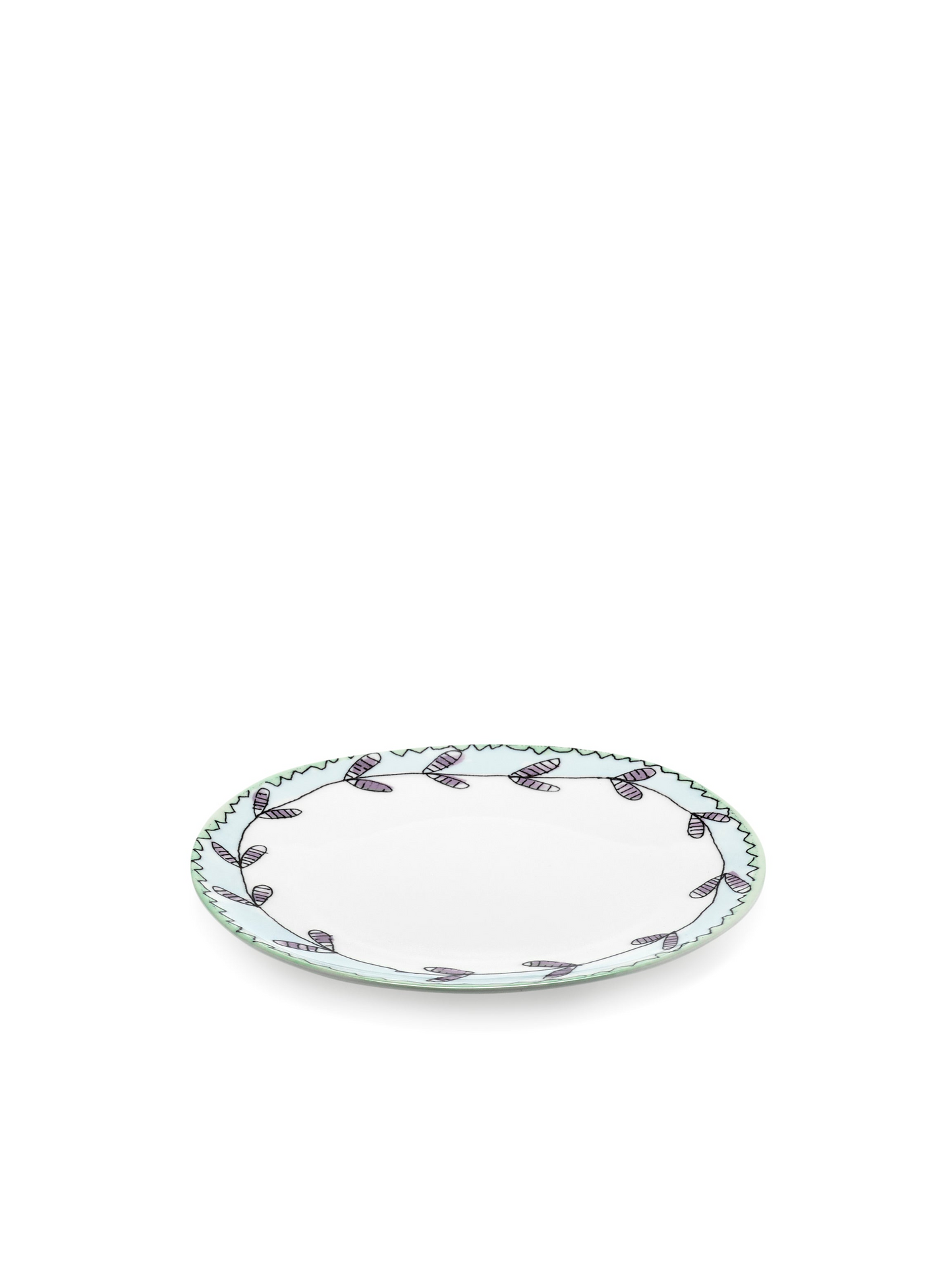 Blossom Milk Dessert Plates Set of 2