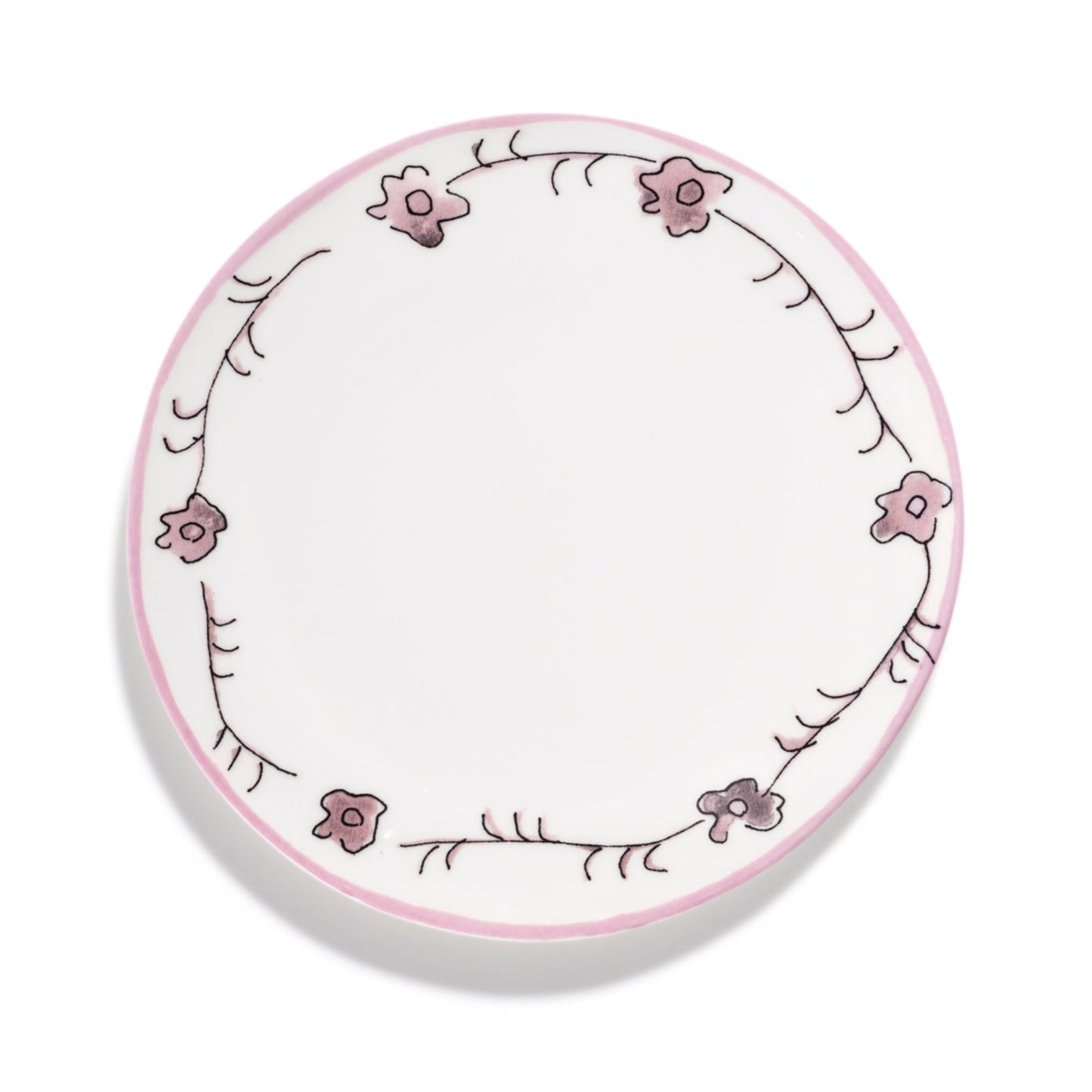 Dark Viola Dessert Plates  Set of 2