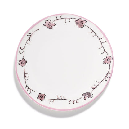 Dark Viola Dessert Plates  Set of 2