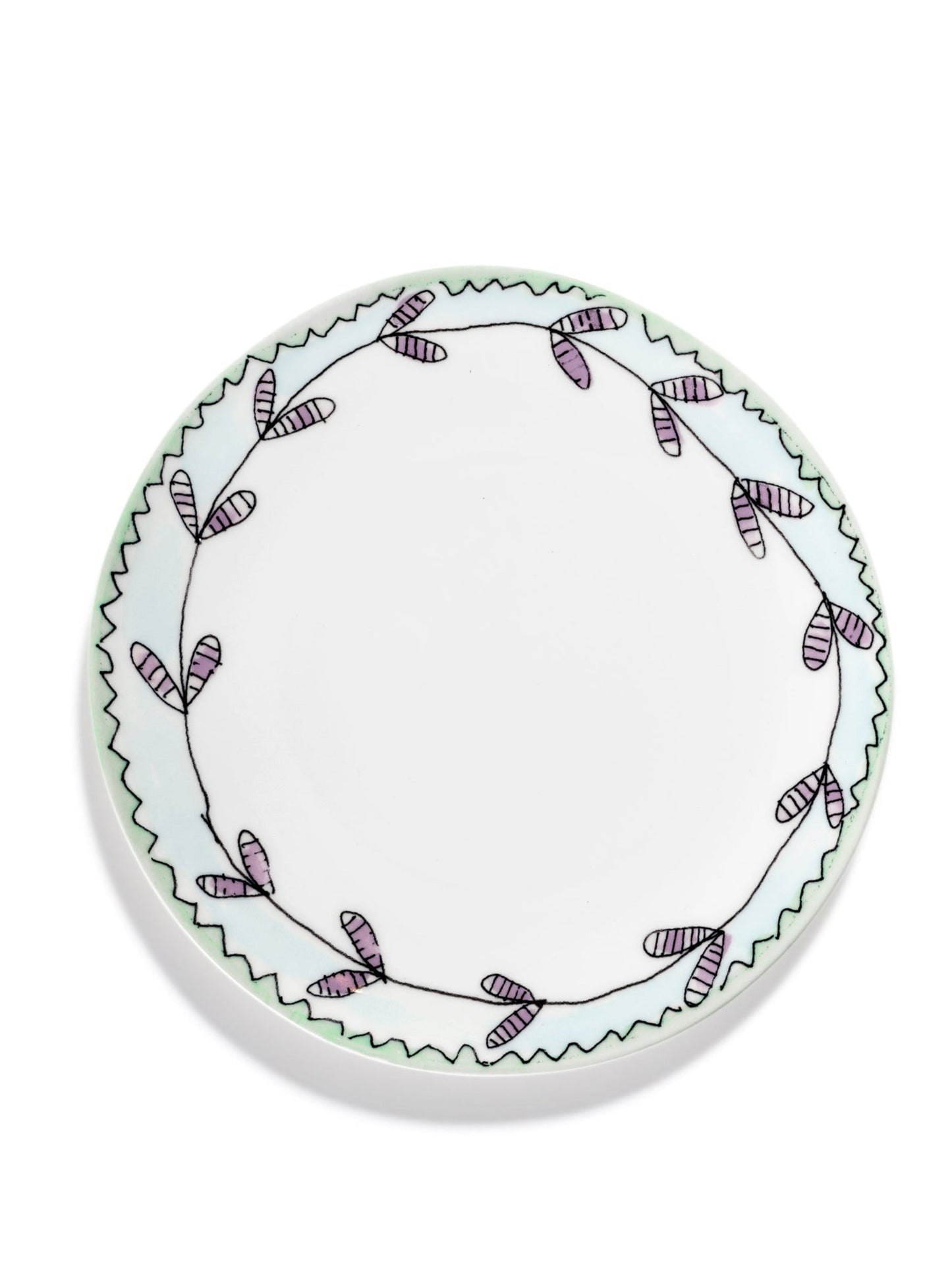 Blossom Milk Breakfast Plates  Set of 2