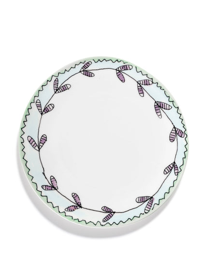Blossom Milk Breakfast Plates  Set of 2