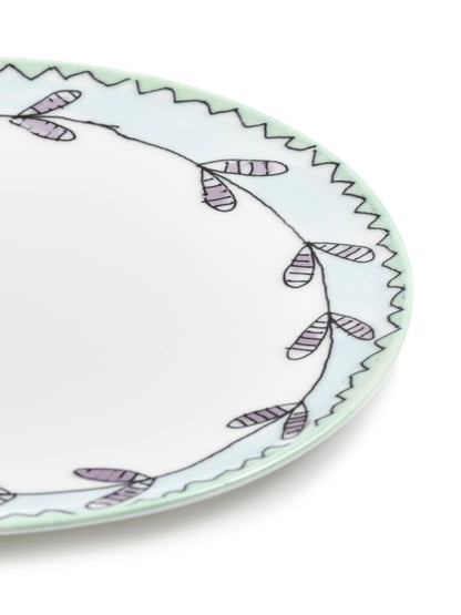 Blossom Milk Breakfast Plates  Set of 2
