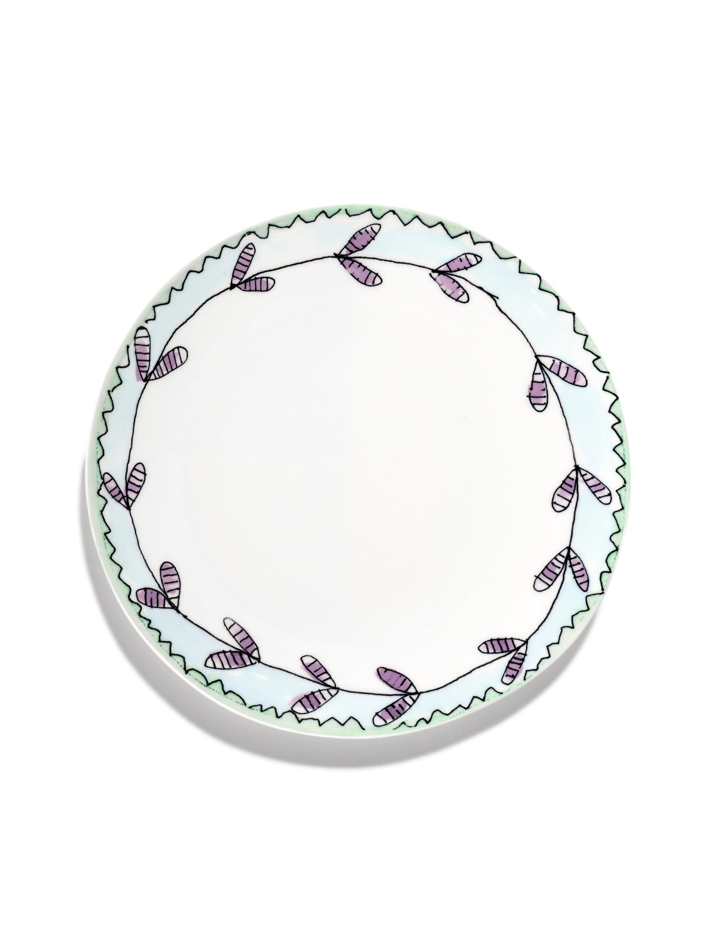 Blossom Milk Starter Plates  Set of 2