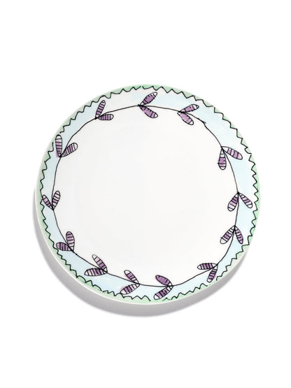 Blossom Milk Starter Plates  Set of 2