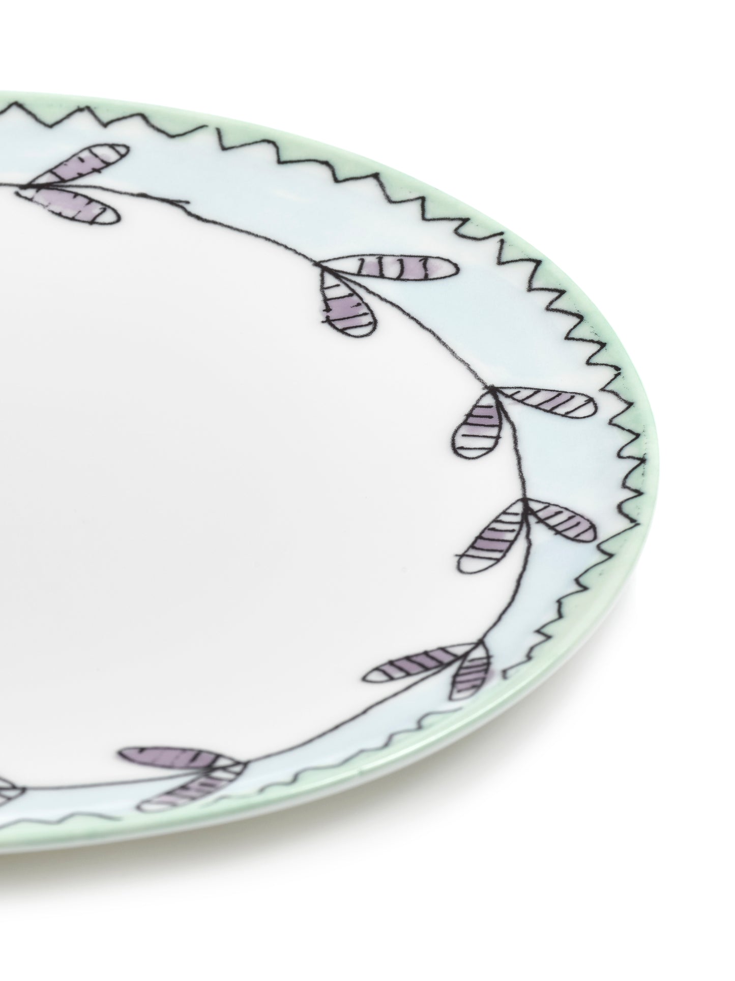 Blossom Milk Starter Plates  Set of 2
