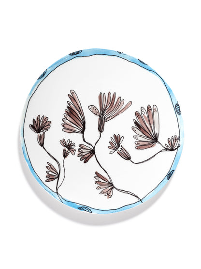 Camelia Aubergine Serving Plate
