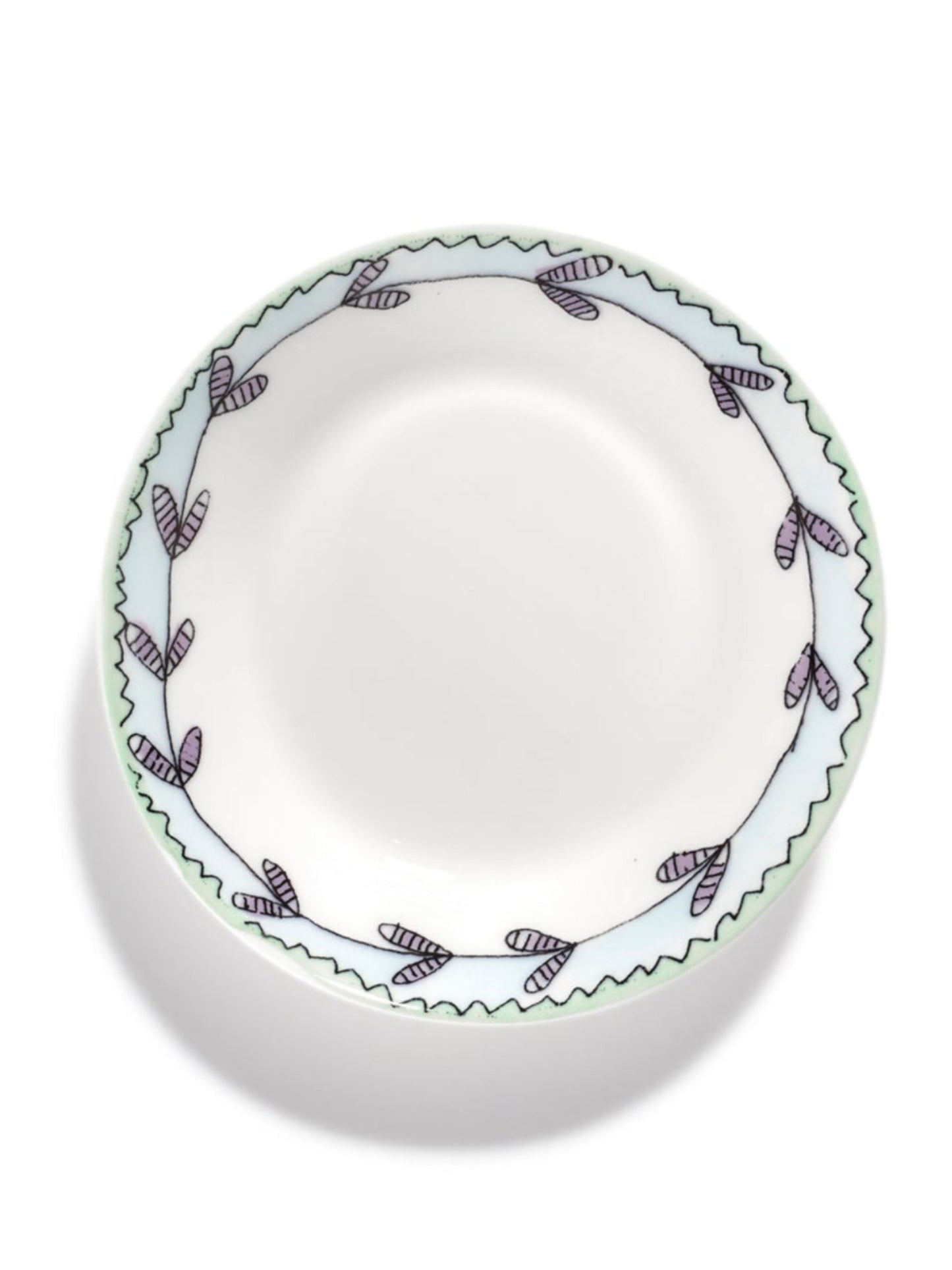 Blossom Milk Deep Plates   Set of 2