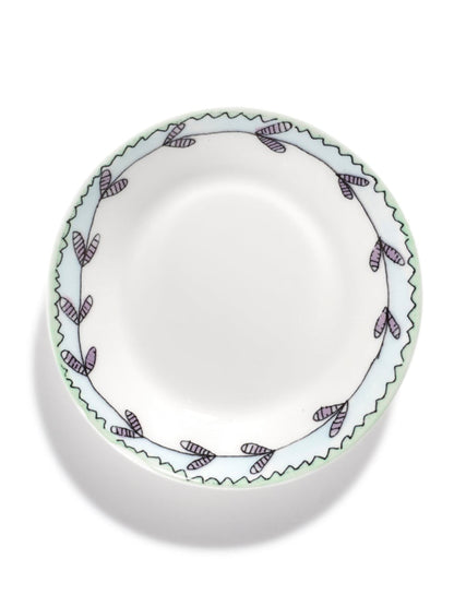 Blossom Milk Deep Plates   Set of 2