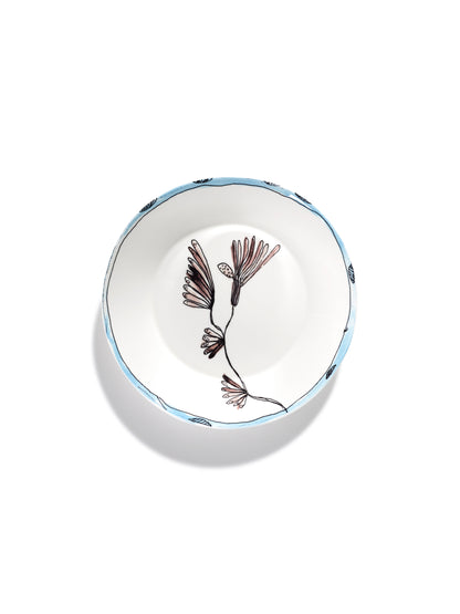 Camelia Aubergine Deep Plates  Set of 2