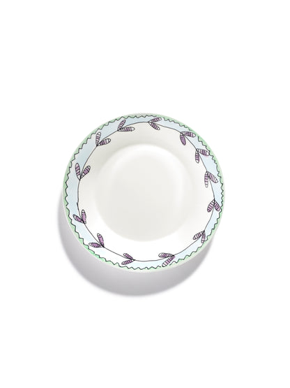 Blossom Milk Deep Plates Set of 2