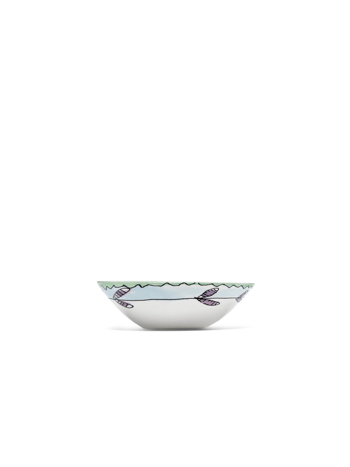 Blossom Milk Low Bowls Set of 2