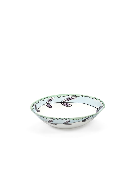 Blossom Milk Low Bowls Set of 2